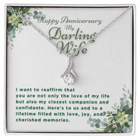 Alluring Beauty Anniversary Necklace for my Darling Wife